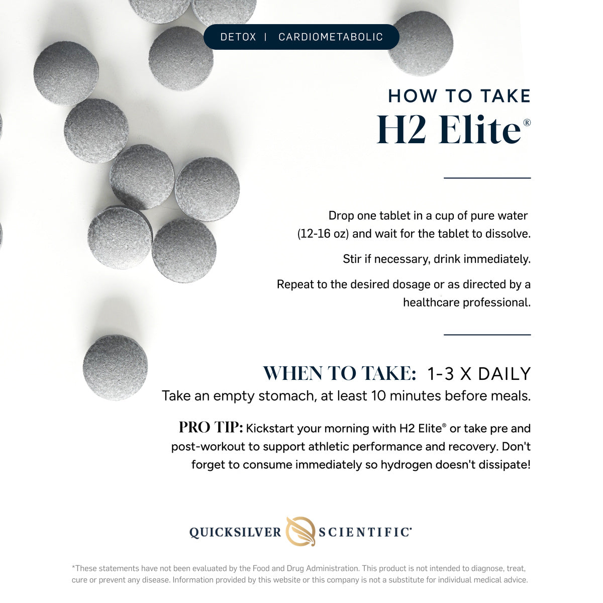 H2 Elite® 60 Tablets — view 3